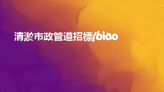 清淤市政管道招標(biāo)，揭秘羅源縣的地下奇跡！
